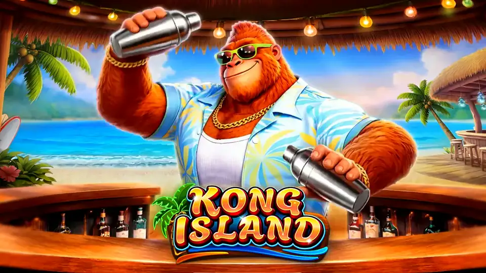 Kong Island ของ FC Gaming: ลิงกอริลลาบาร์เทนเดอร์บนชายหาด