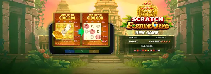Banner rilis Fortune Gems Scratch